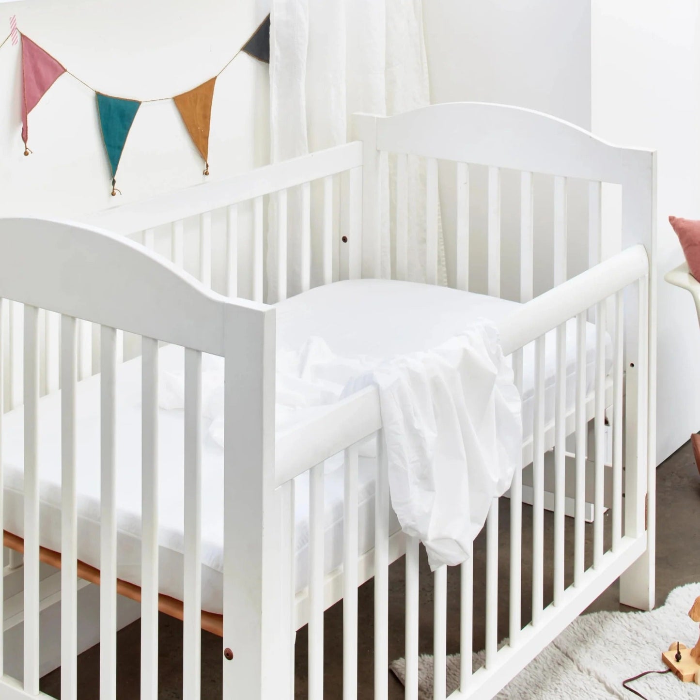 Bamboo Fitted Waterproof Cot Mattress Protector by Protect-A-Bed