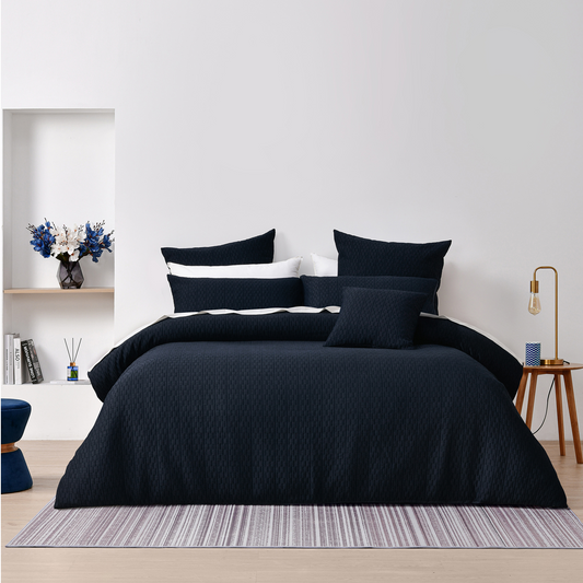 Burleigh Ink Quilt Cover Set By Bianca