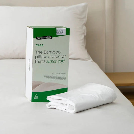 Casa Bamboo Jersey Waterproof Pillow Protector by Protect-A-Bed