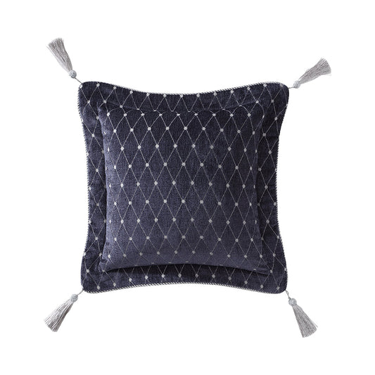 Esmeralda Ink Square Cushion Pillowcase by Davinci