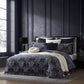 Esmeralda Ink Square Cushion Pillowcase by Davinci
