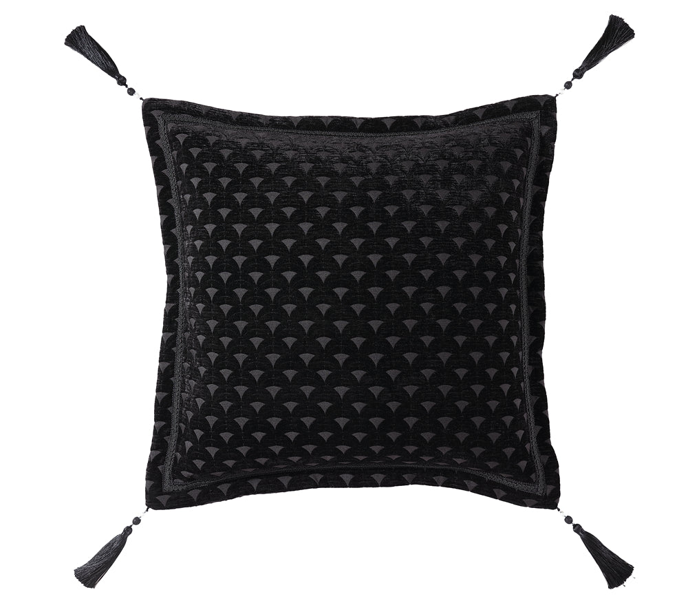 Imperial Black European Pillowcase by Davinci