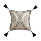 Monarch Pewter Square Cushion Pillowcase by Davinci