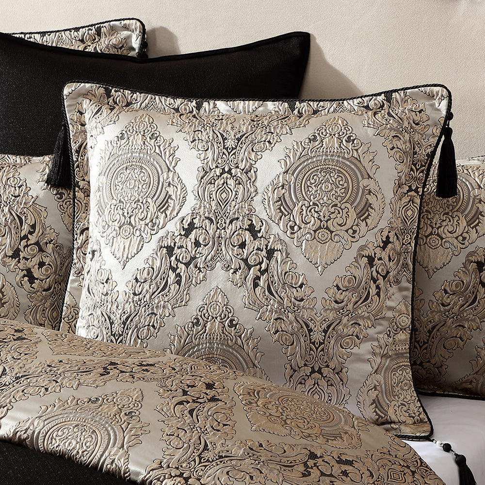 Monarch Pewter European Pillowcase by Davinci
