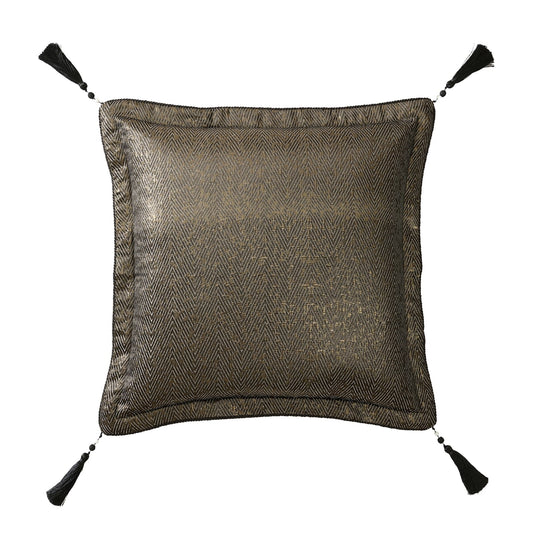 Sovereign Stripe Bronze European Pillowcase by Davinci