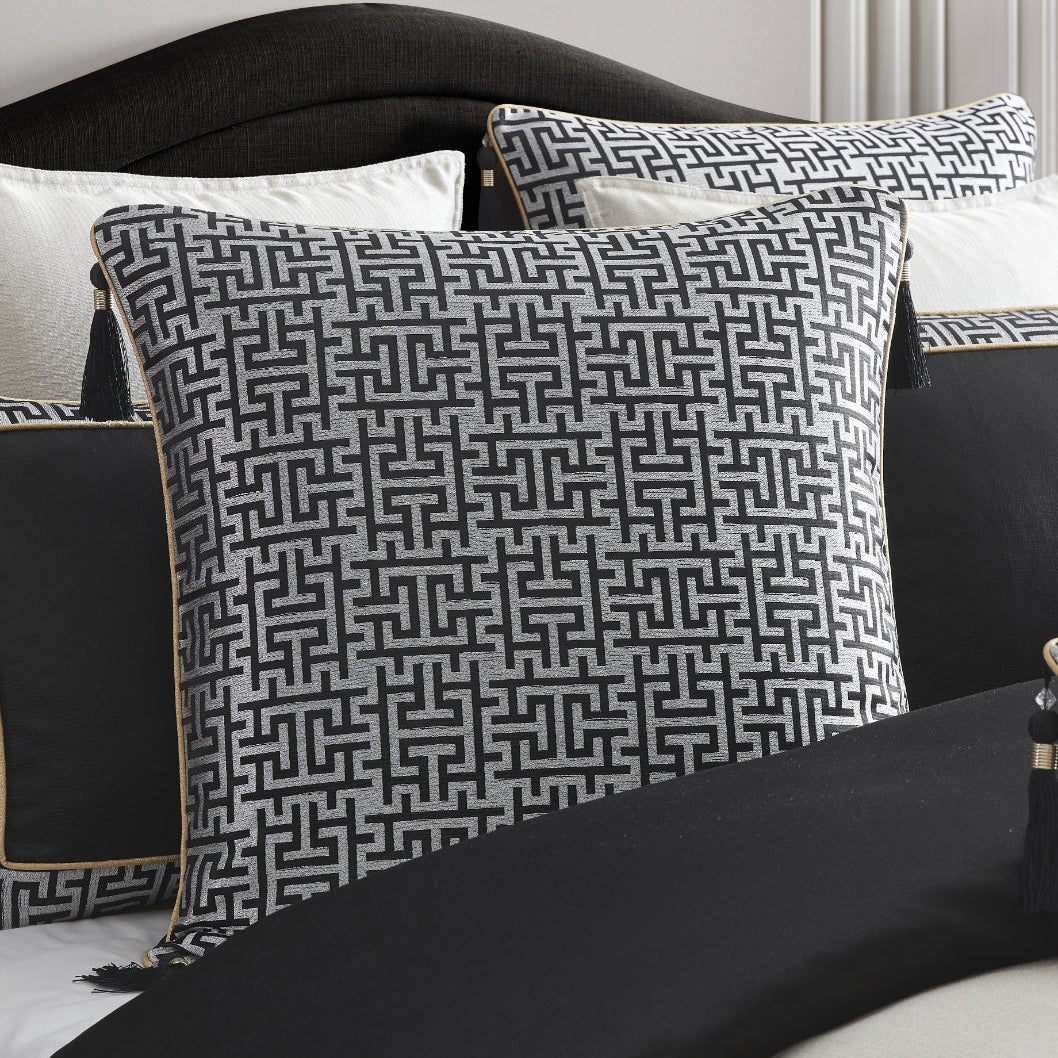 Tywin Black European Pillowcase by Davinci