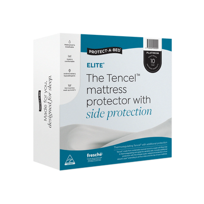Elite® Tencel™ Jersey Fitted Waterproof Mattress Protector with Side Protection by Protect-A-Bed