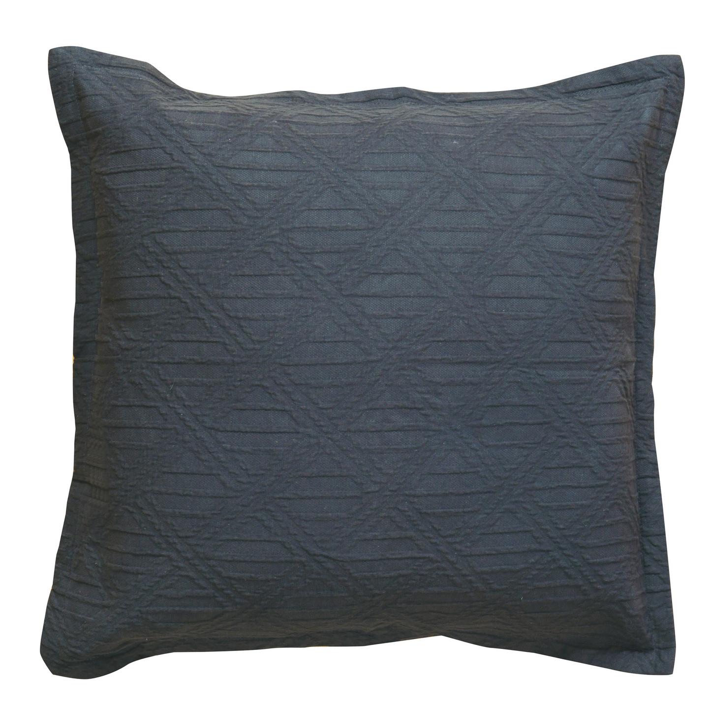 Hallston Charcoal European Pillowcase by Bianca