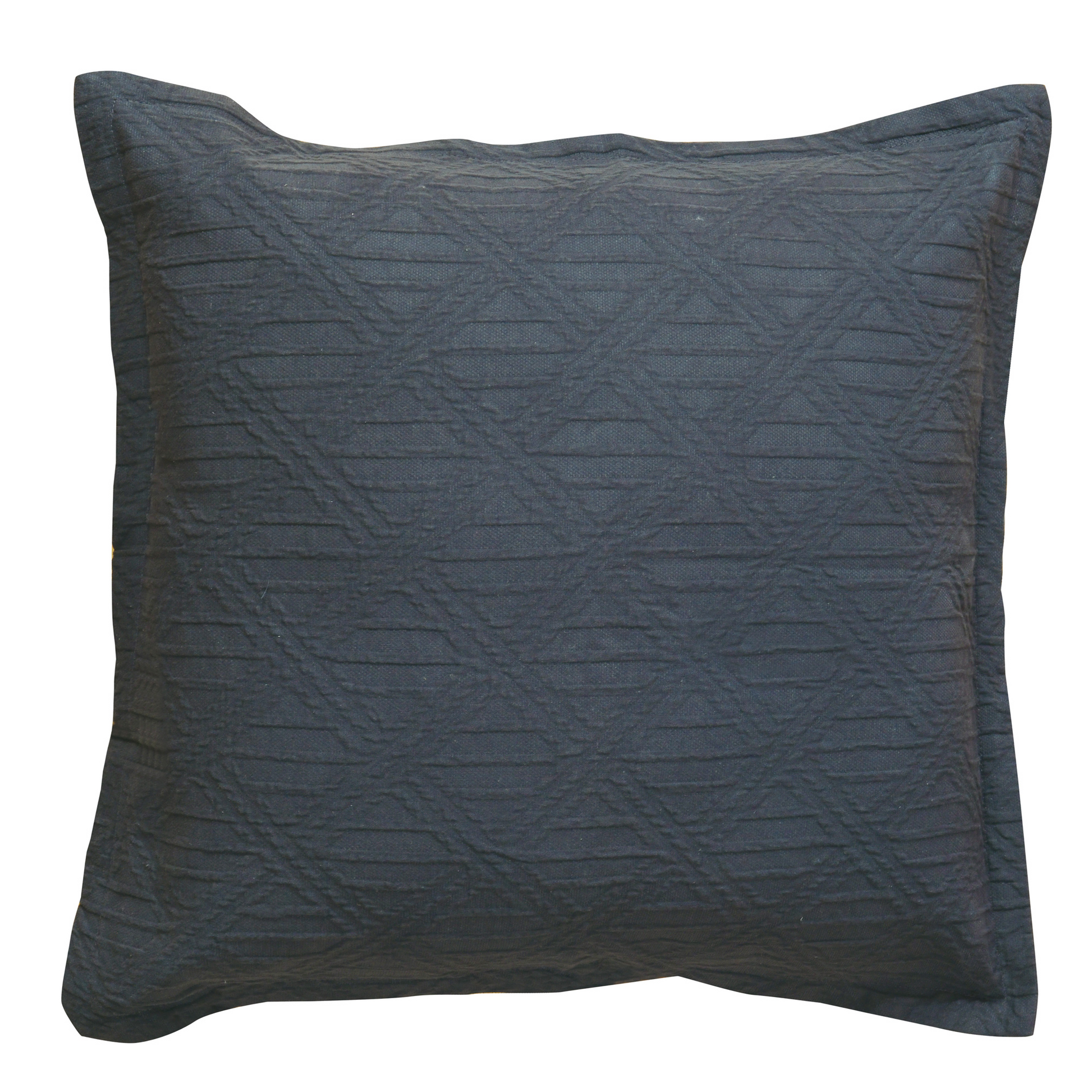 Hallston Charcoal European Pillowcase by Bianca