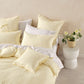 Nimes Lemon Quilt Cover Set by Linen House