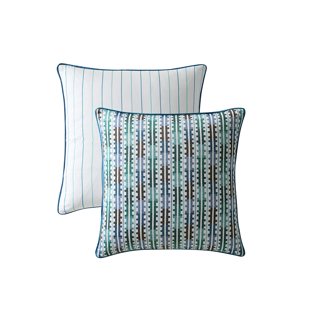 Griffin Teal European Pillowcase by Logan and Mason