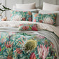Floral Gully Sage Quilt Cover Set by Logan and Mason