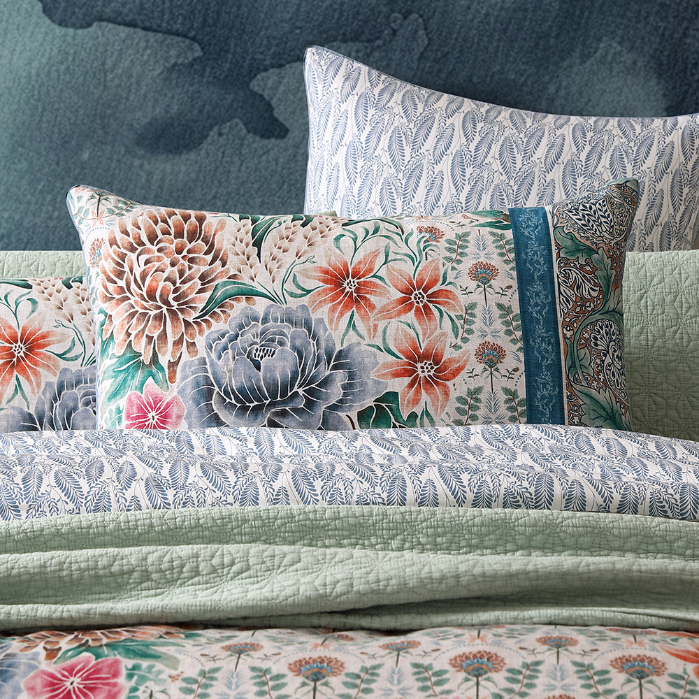 Gypsy Garden Blue Quilt Cover Set by Logan and Mason