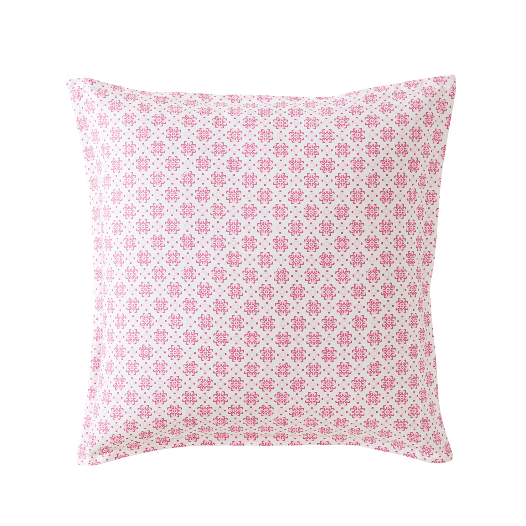 Oleander Pink European Pillowcase by Logan and Mason