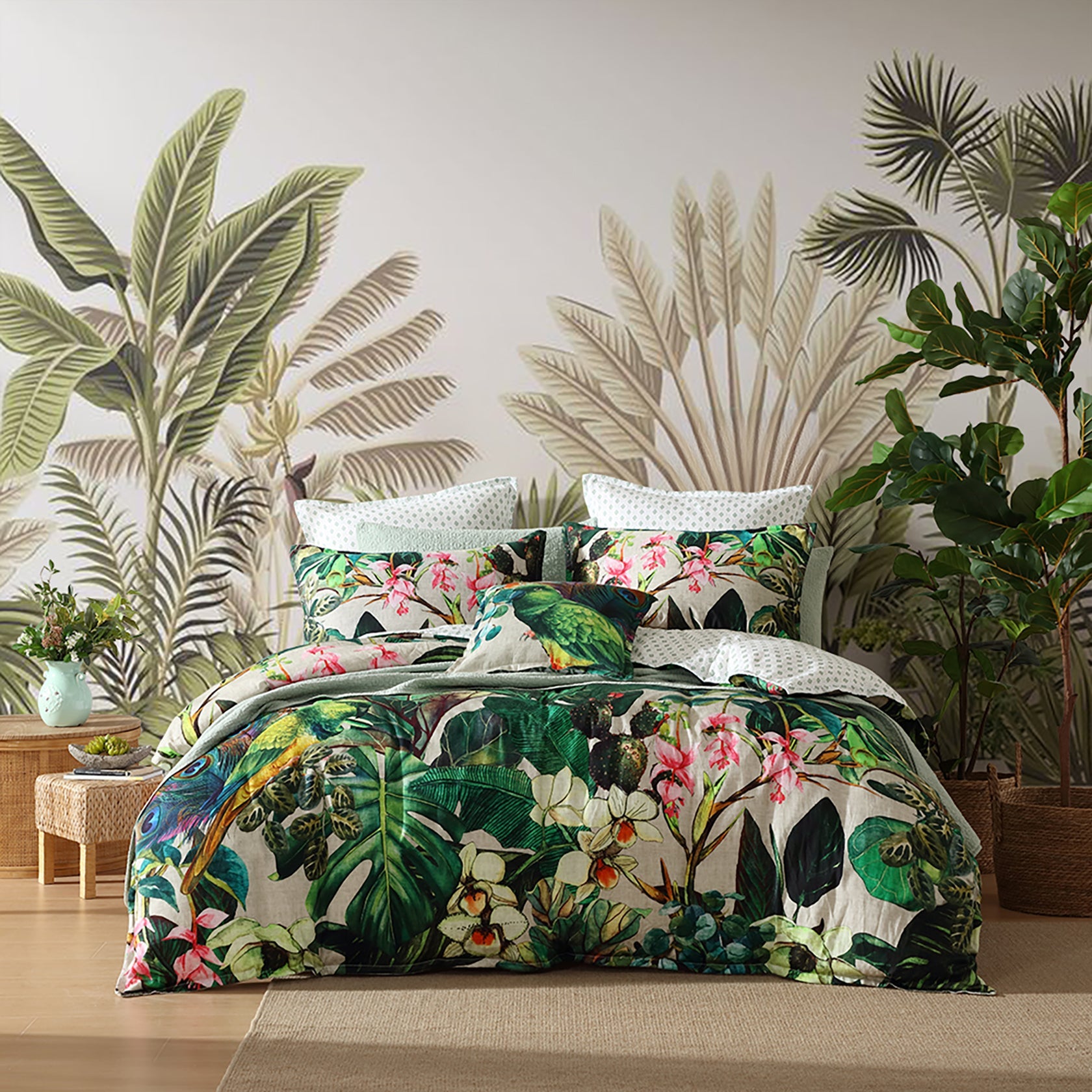 Piper Forest Quilt Cover Set by Logan and Mason