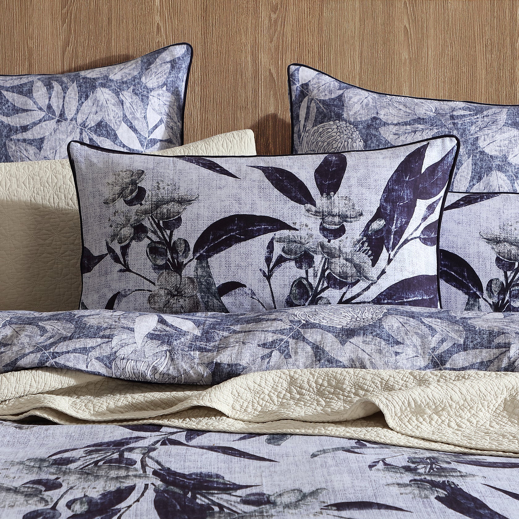 Hastings Blue Quilt Cover Set by Logan and Mason