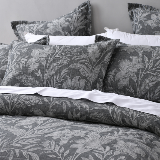 Maidstone Grey Bedspread Set By Bianca