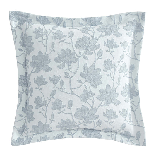 Bloom Denim European Pillowcase by Private Collection