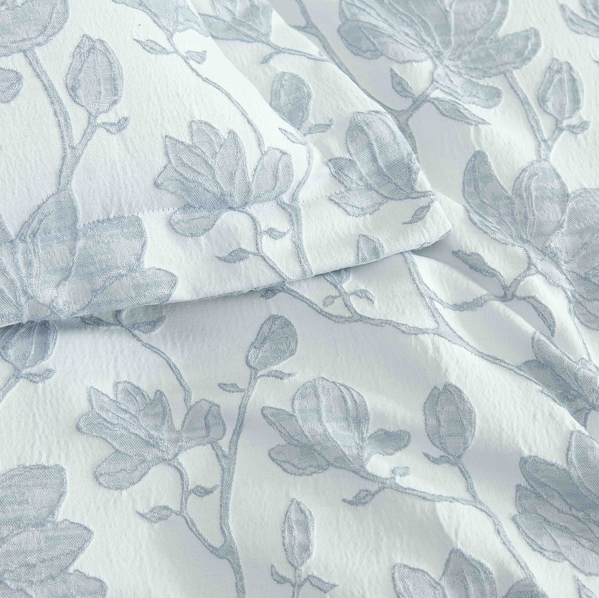 Bloom Denim Quilt Cover Set by Private Collection