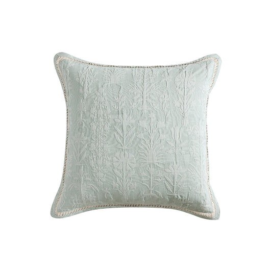 Florence Sage European Pillowcase by Private Collection