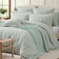Florence Sage Quilt Cover Set by Private Collection