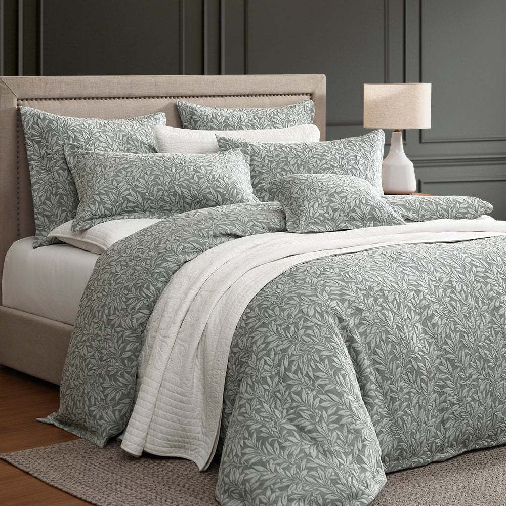 Gwyneth Cilantro Quilt Cover Set by Private Collection