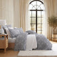 Mayfair Charcoal Quilt Cover Set by Private Collection