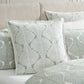 Monsera Sage European Pillowcase by Private Collection