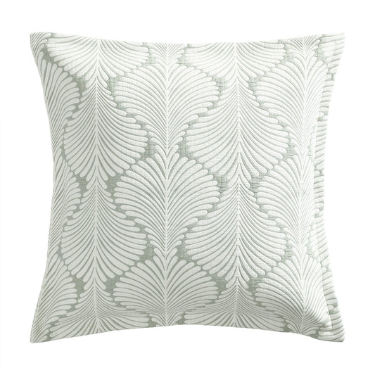 Monsera Sage European Pillowcase by Private Collection