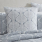 Monsera Chambray European Pillowcase by Private Collection