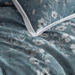 Samaria Teal Quilt Cover Set by Private Collection
