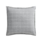 Stratus Charcoal European Pillowcase by Private Collection