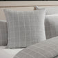 Stratus Charcoal European Pillowcase by Private Collection