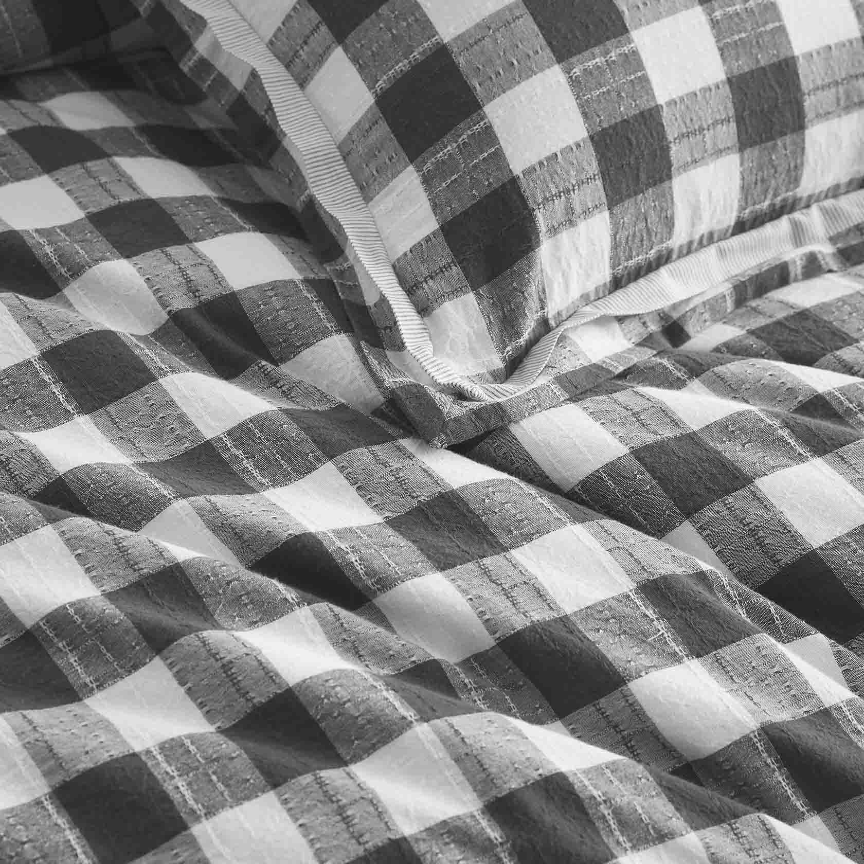 Waverley Charcoal Quilt Cover Set by Private Collection