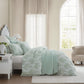 Wisteria Sage Quilt Cover Set by Private Collection