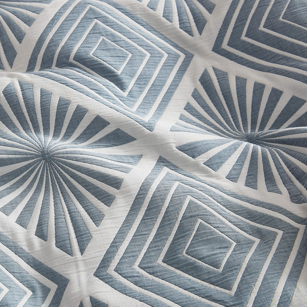 Alchemy Aegean Quilt Cover Set by Logan and Mason Platinum