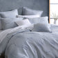 Arlo Slate Quilt Cover Set by Logan and Mason Platinum