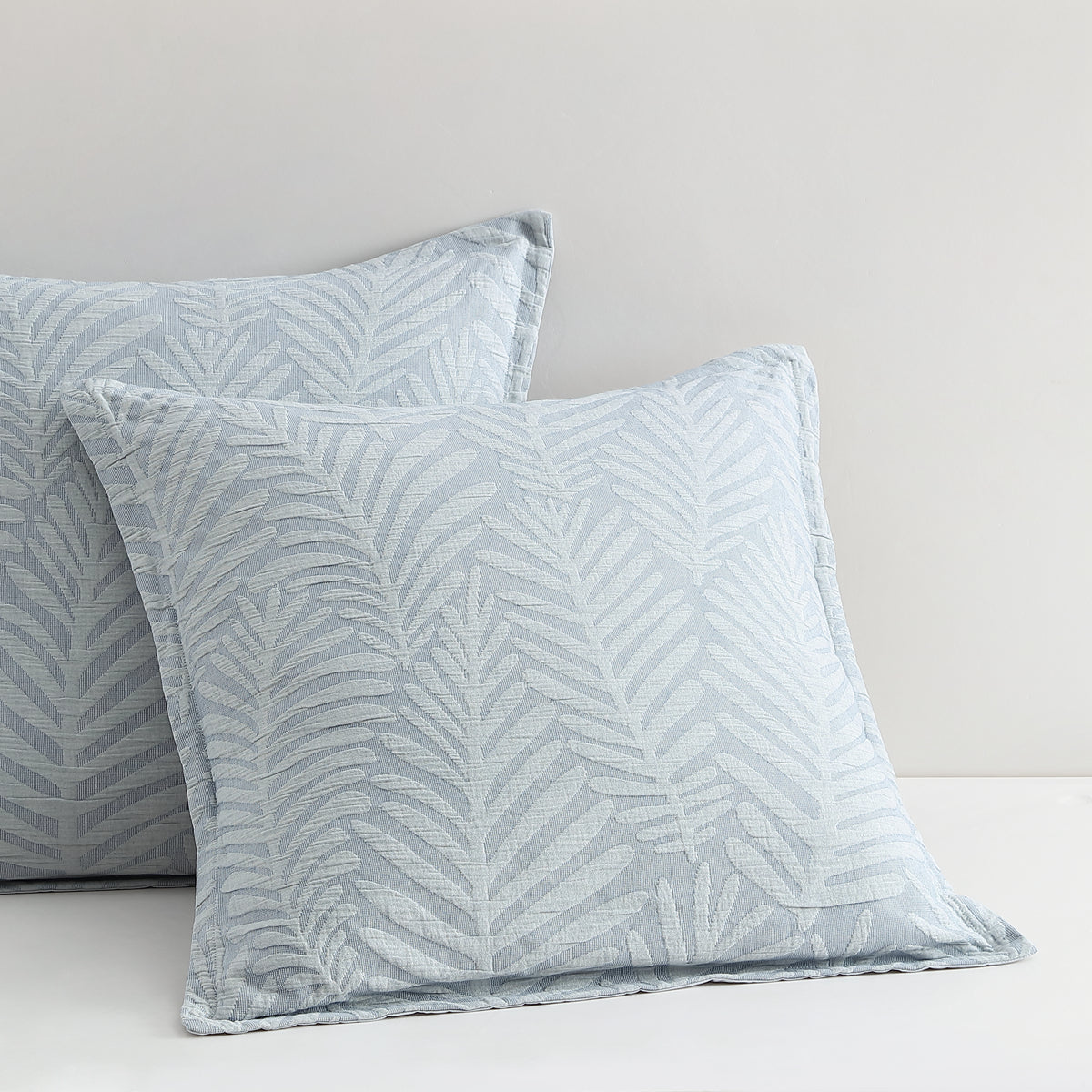 Bramble Denim European Pillowcase by Logan and Mason Platinum
