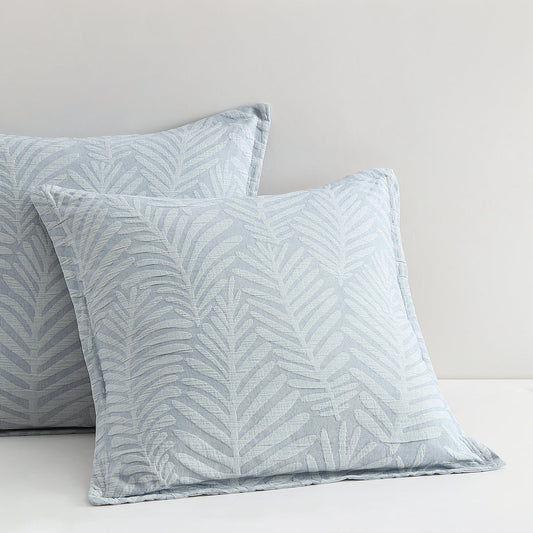 Bramble Denim European Pillowcase by Logan and Mason Platinum