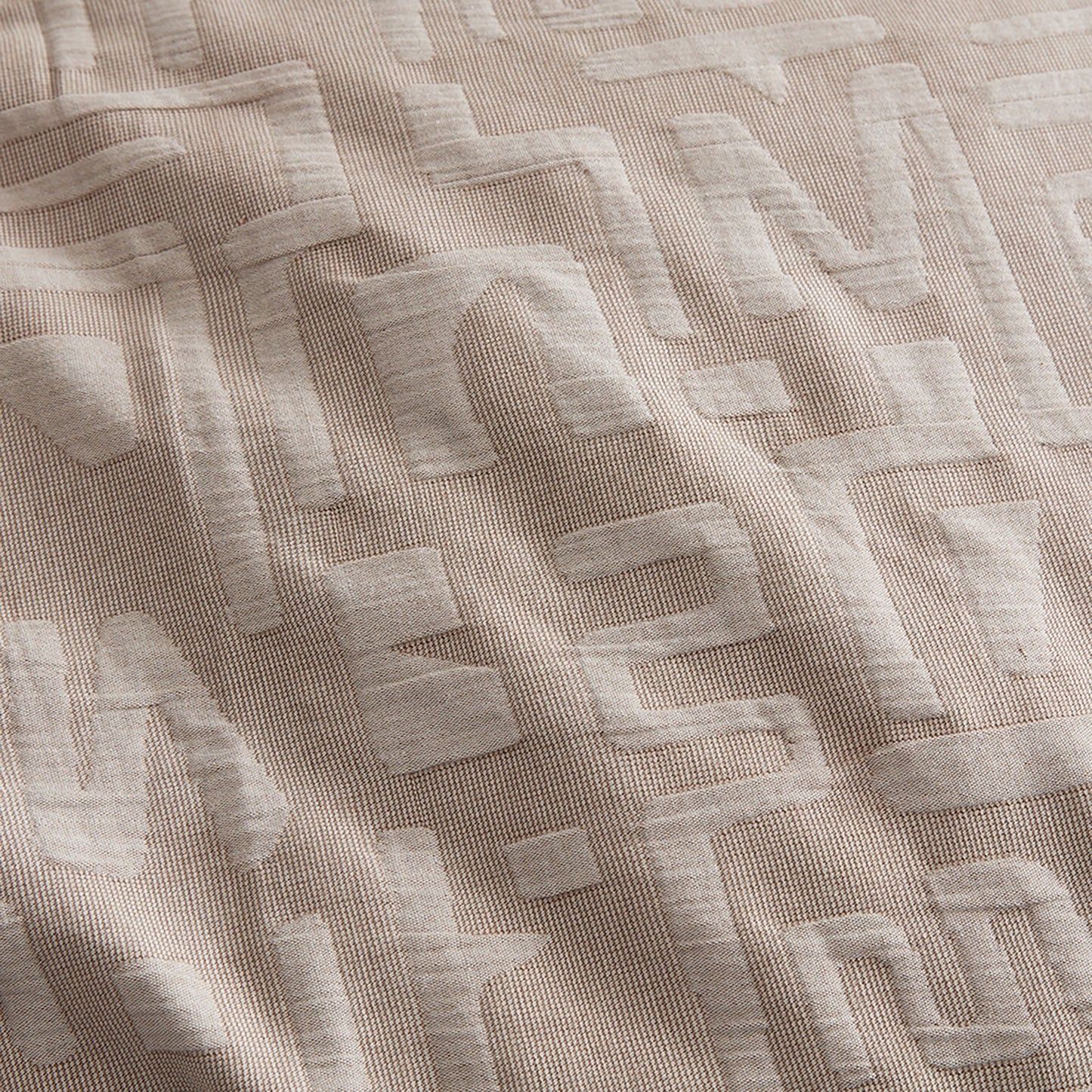 Cyprus Coffee Quilt Cover Set by Logan and Mason Platinum