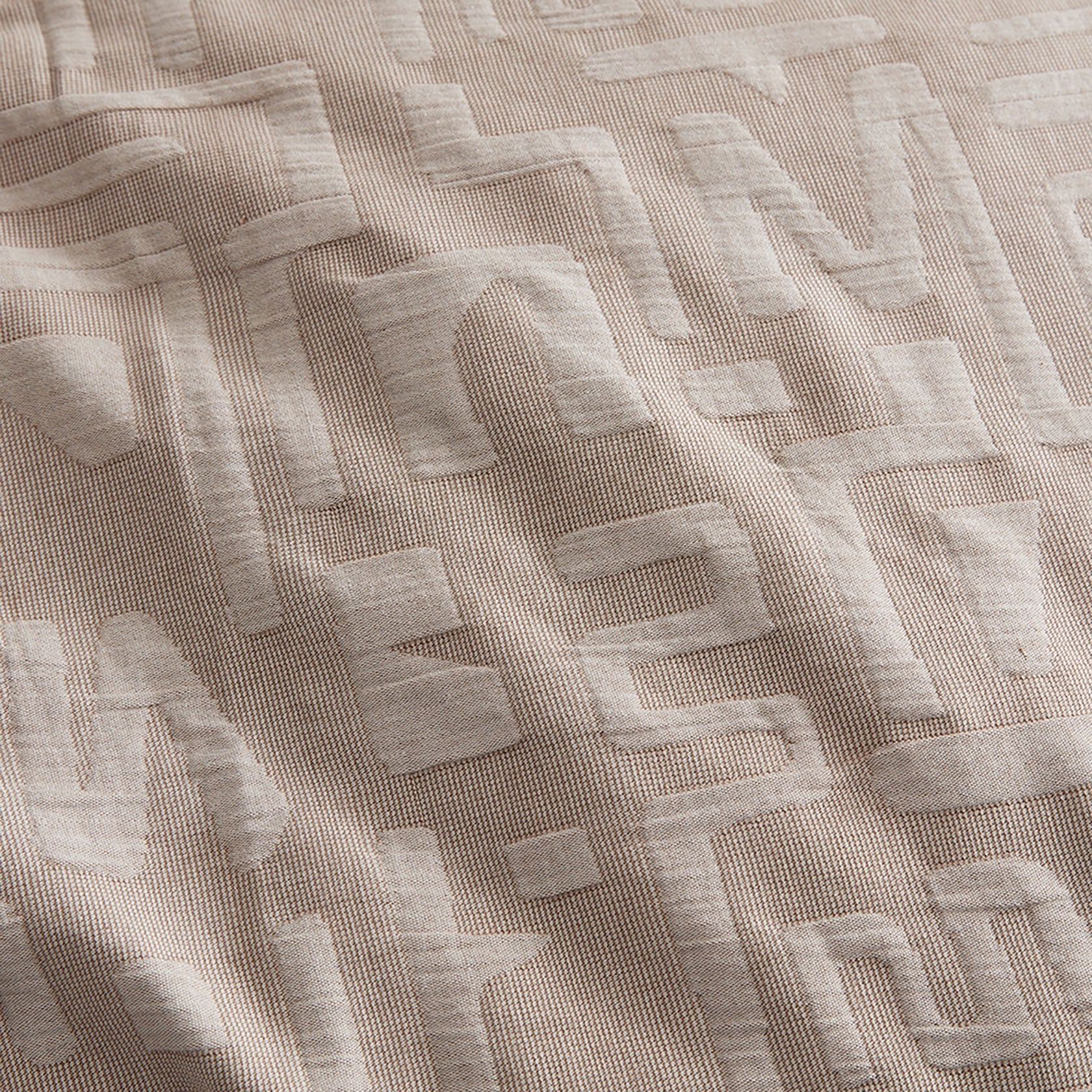 Cyprus Coffee Quilt Cover Set by Logan and Mason Platinum