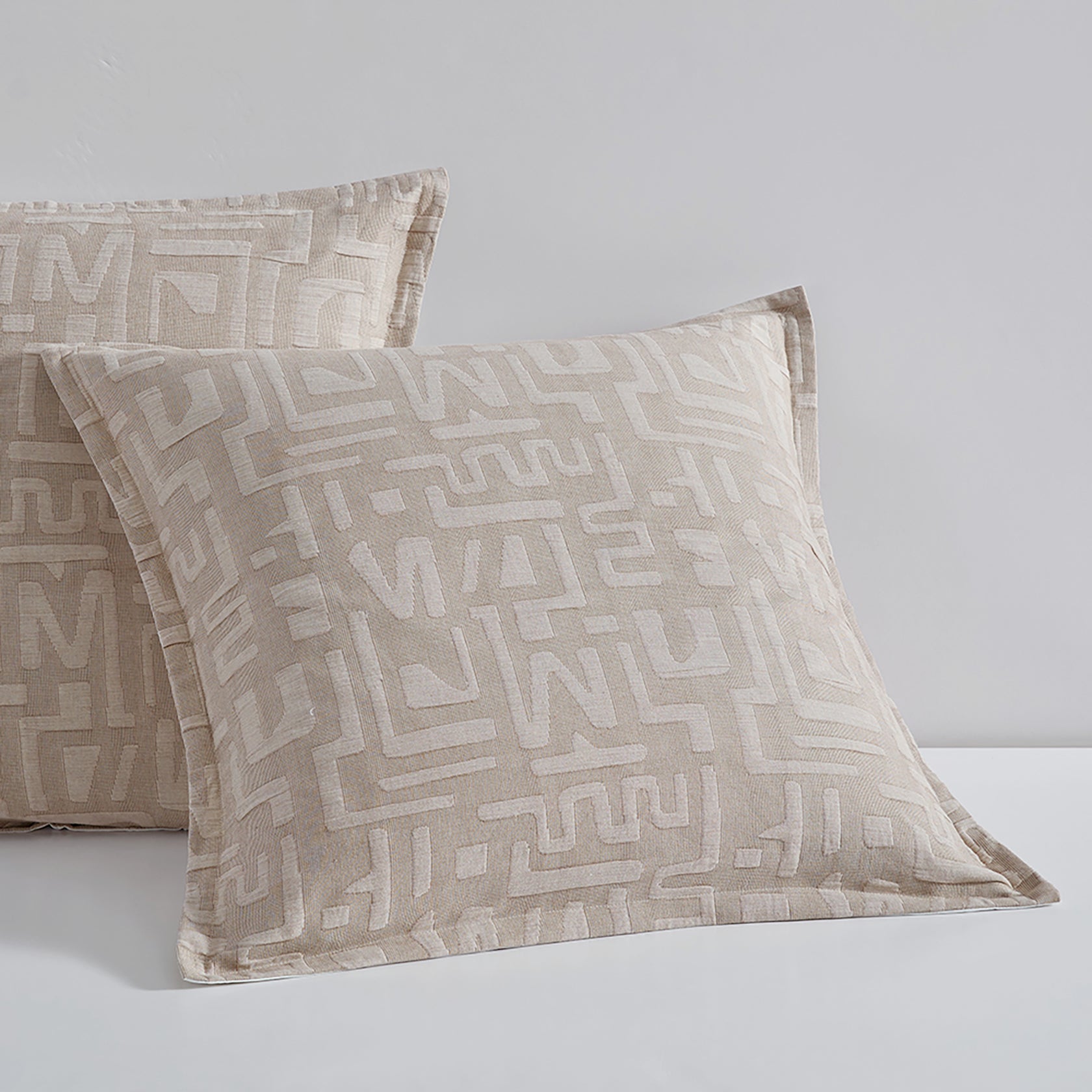 Cyprus Coffee European Pillowcase by Logan and Mason Platinum