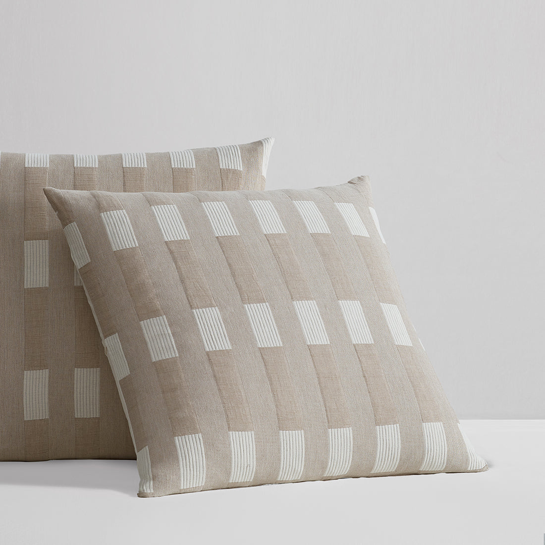 Edge Coffee European Pillowcase by Logan and Mason Platinum