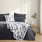 Faux Rabbit Fur Silver by Logan & Mason Platinum