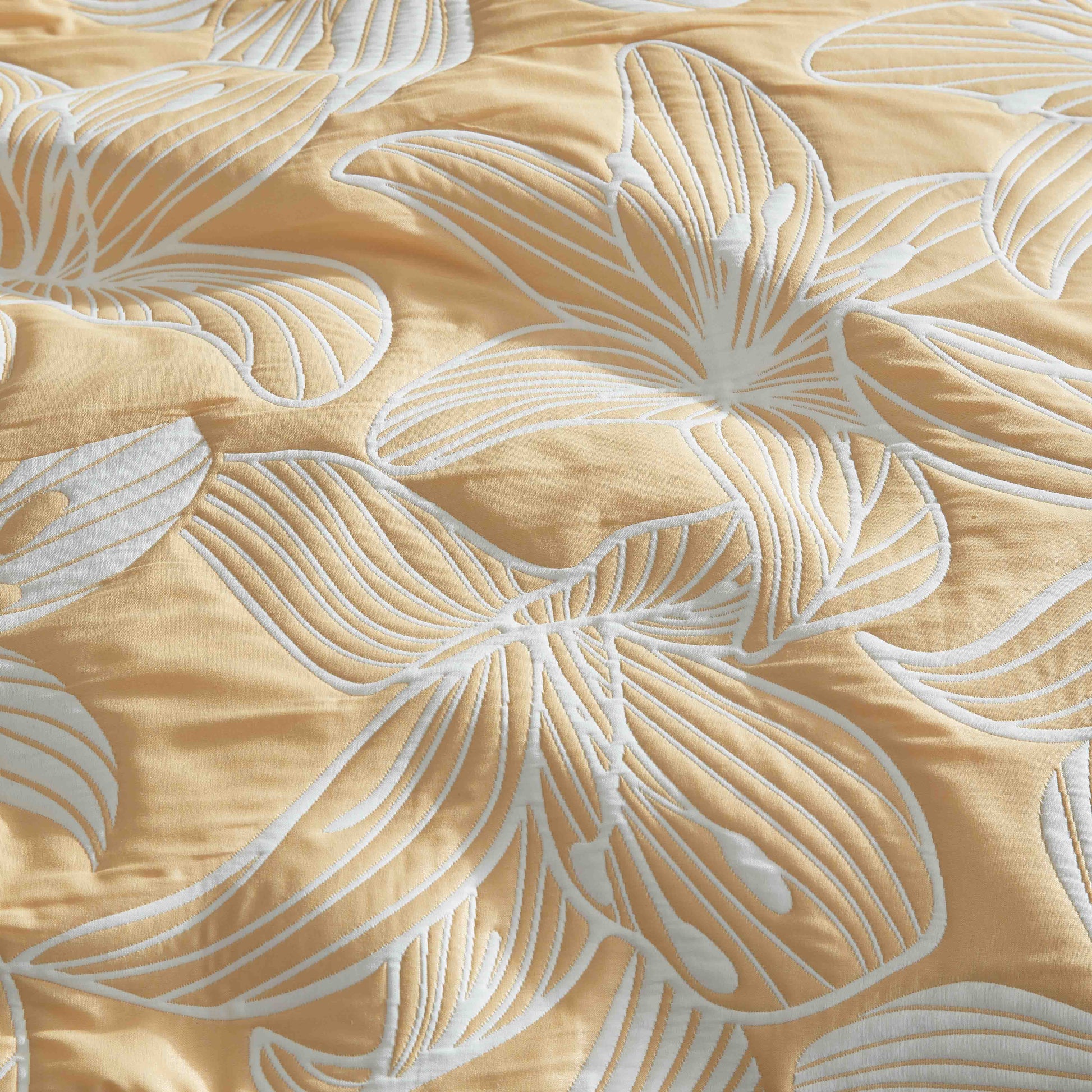 Grace Mustard Quilt Cover Set by Logan and Mason Platinum