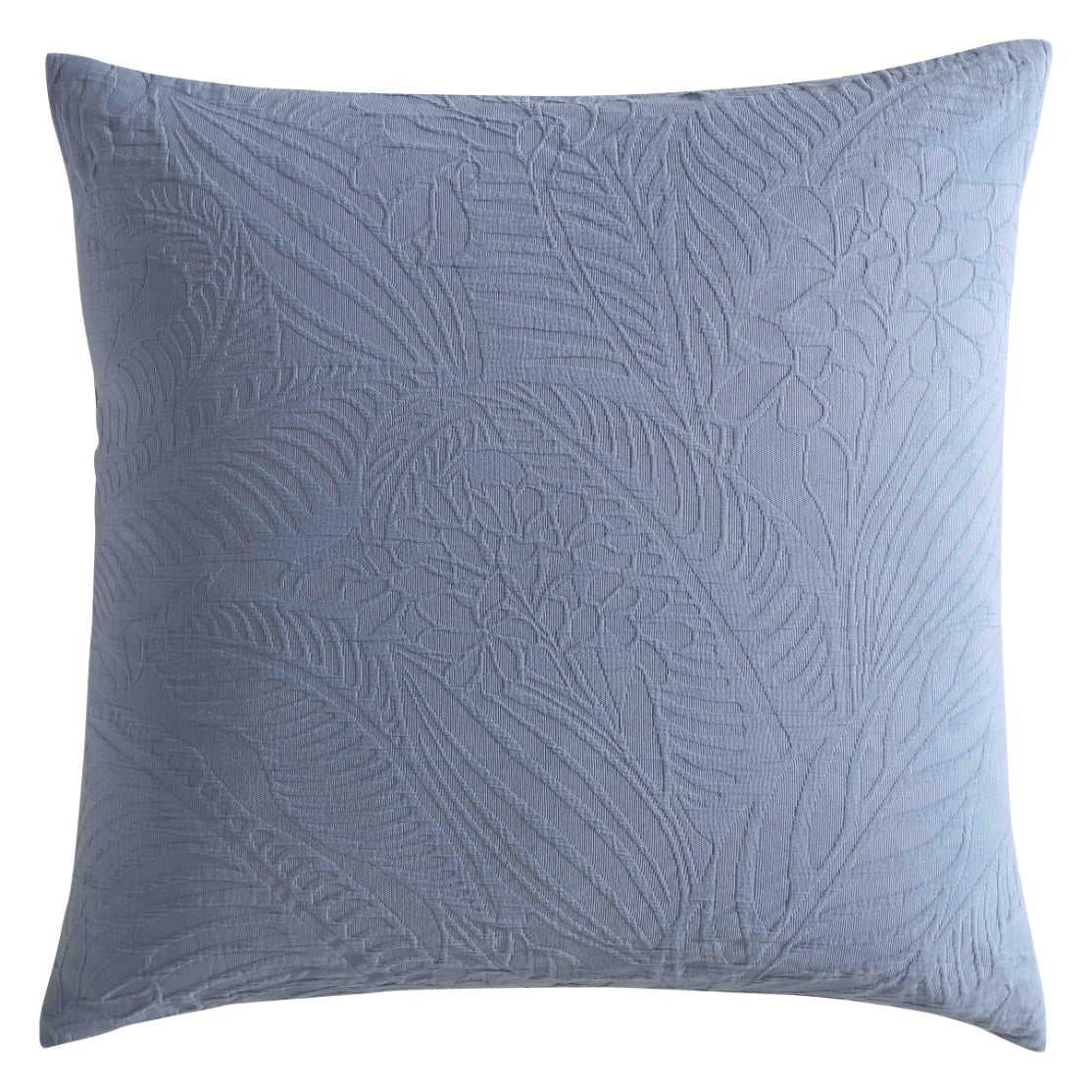 Kaia Slate European Pillowcase by Logan and Mason Platinum