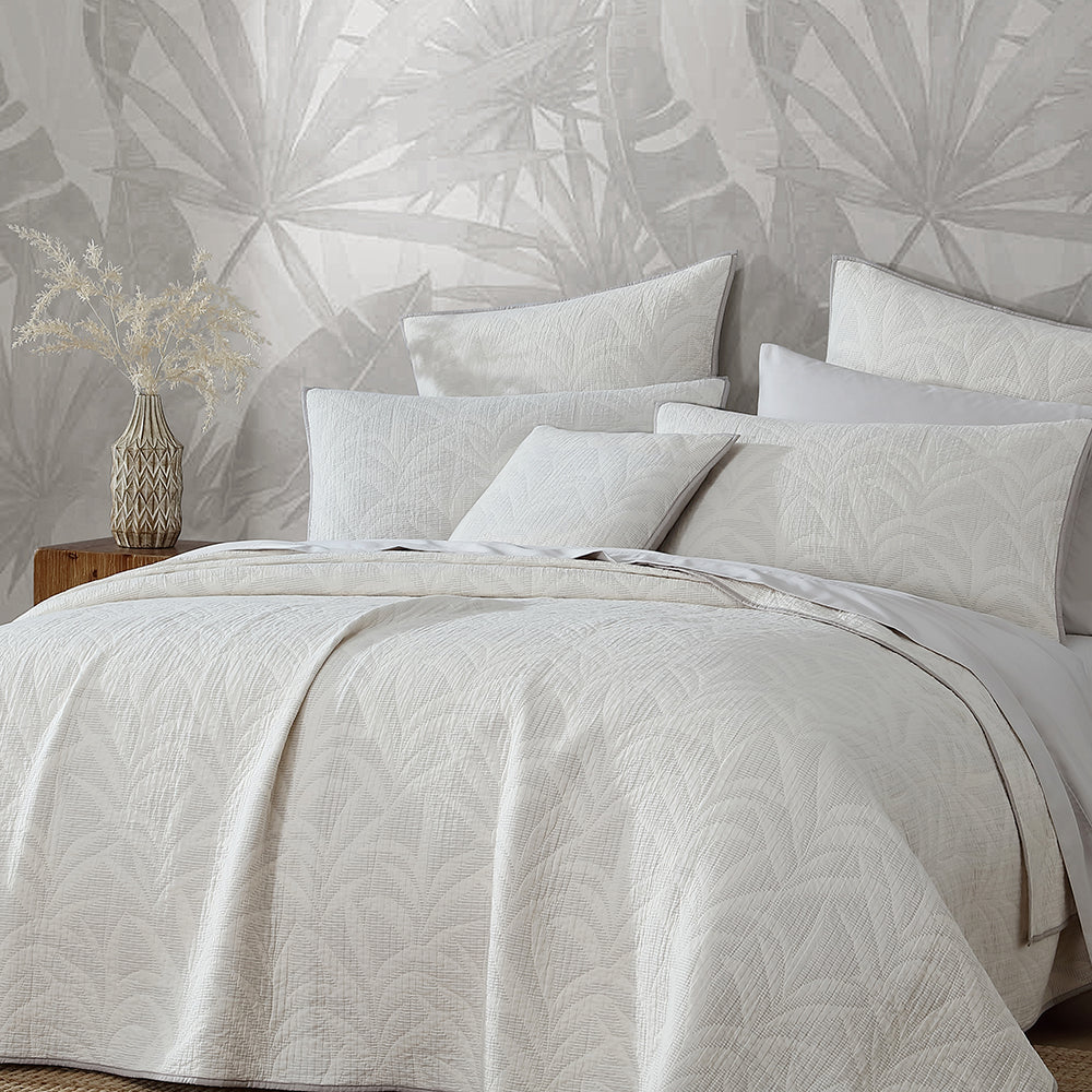 Kailani Fog Coverlet Set by Logan and Mason Platinum
