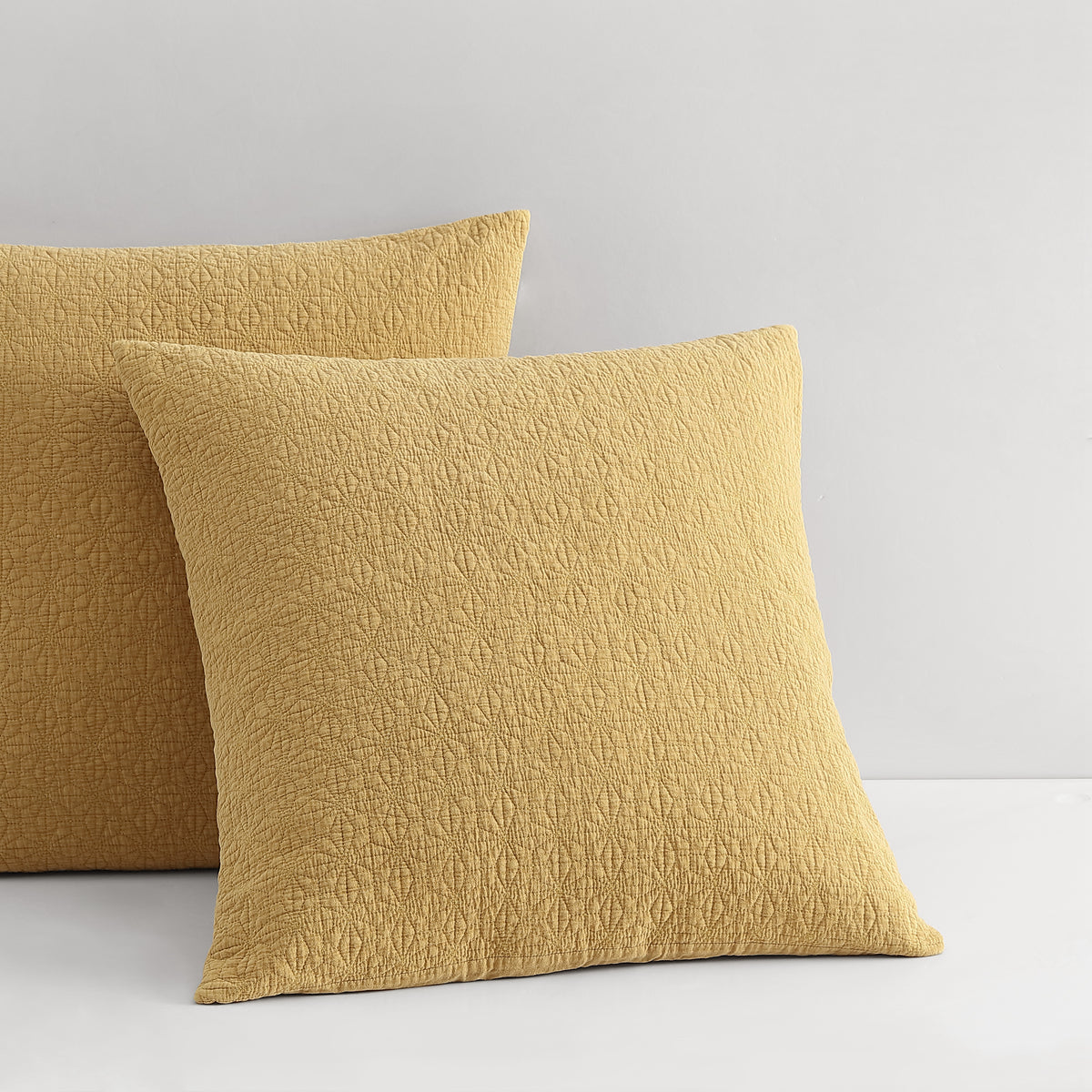 Kayo Honey European Pillowcase by Logan and Mason Platinum