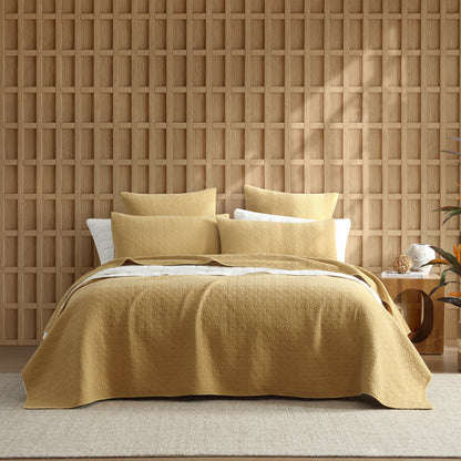 Kayo Honey Coverlet Set by Logan and Mason Platinum
