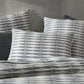 Kirby Charcoal Quilt Cover Set by Logan and Mason Platinum